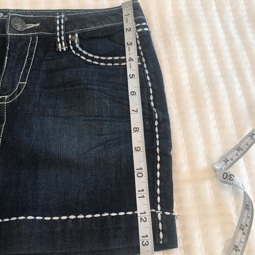 Rock 47 Denim Mini Skirt by Wrangler - Picture 6 of 7